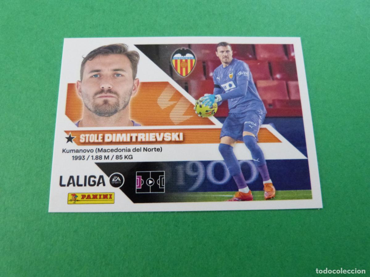 Cromos de f&uacute;tbol: CROMO FUTBOL DIMITRIEVSKI VALENCIA C.F. SIN PEGAR N&ordm; 3 LIGA ESTE 2026-2027/26-27 PANINI