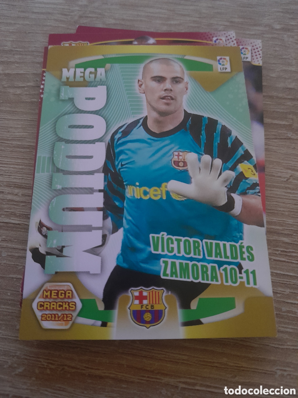 Fu&szlig;ball-Sticker: N&ordm; 366 podium - barcelona MEGACRACKS 2011 2012 LA LIGA PANINI MGK 11-12