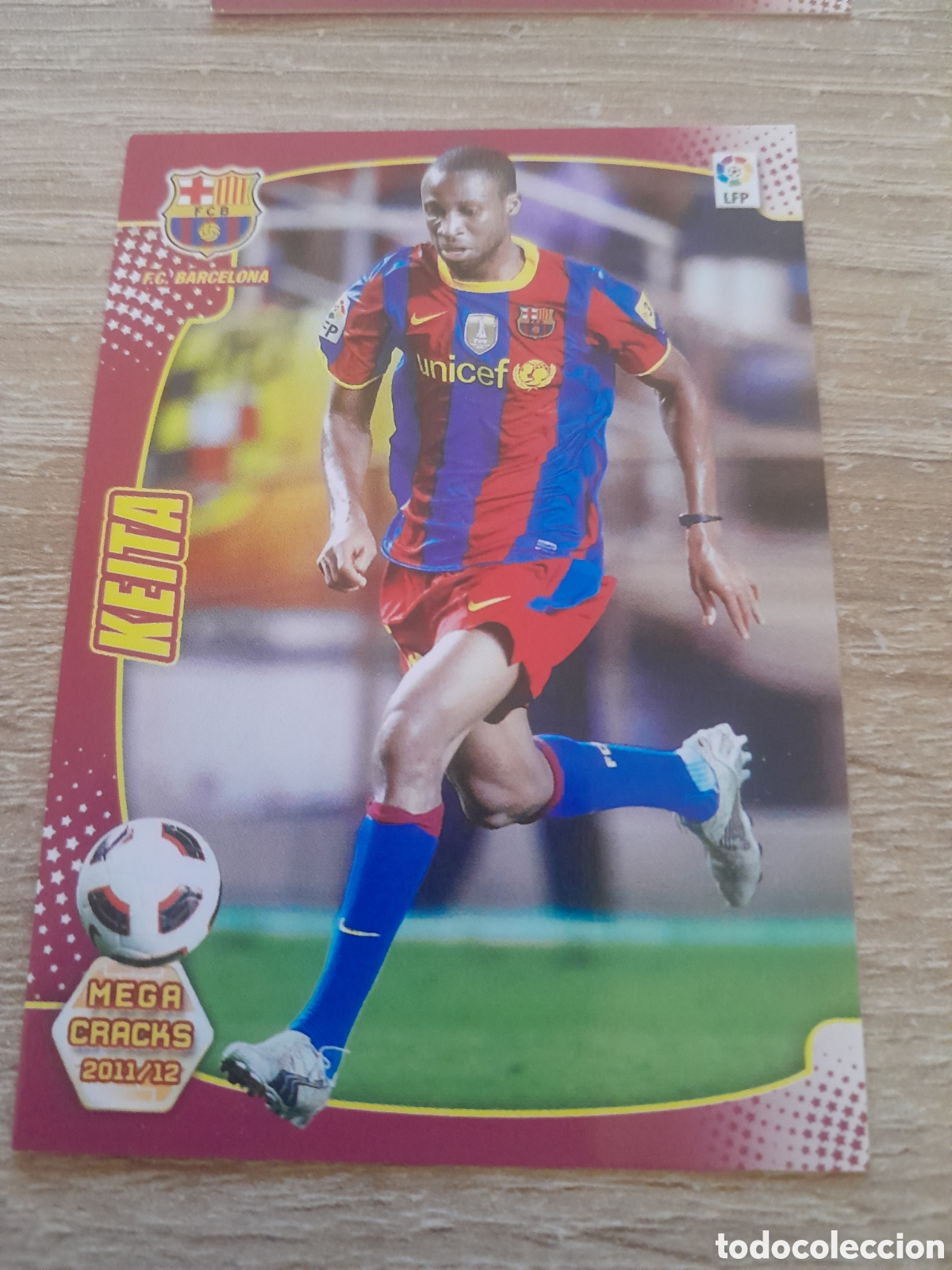 Figurine di Calcio: N&ordm; 49 keita - barcelona MEGACRACKS 2011 2012 LA LIGA PANINI MGK 11-12