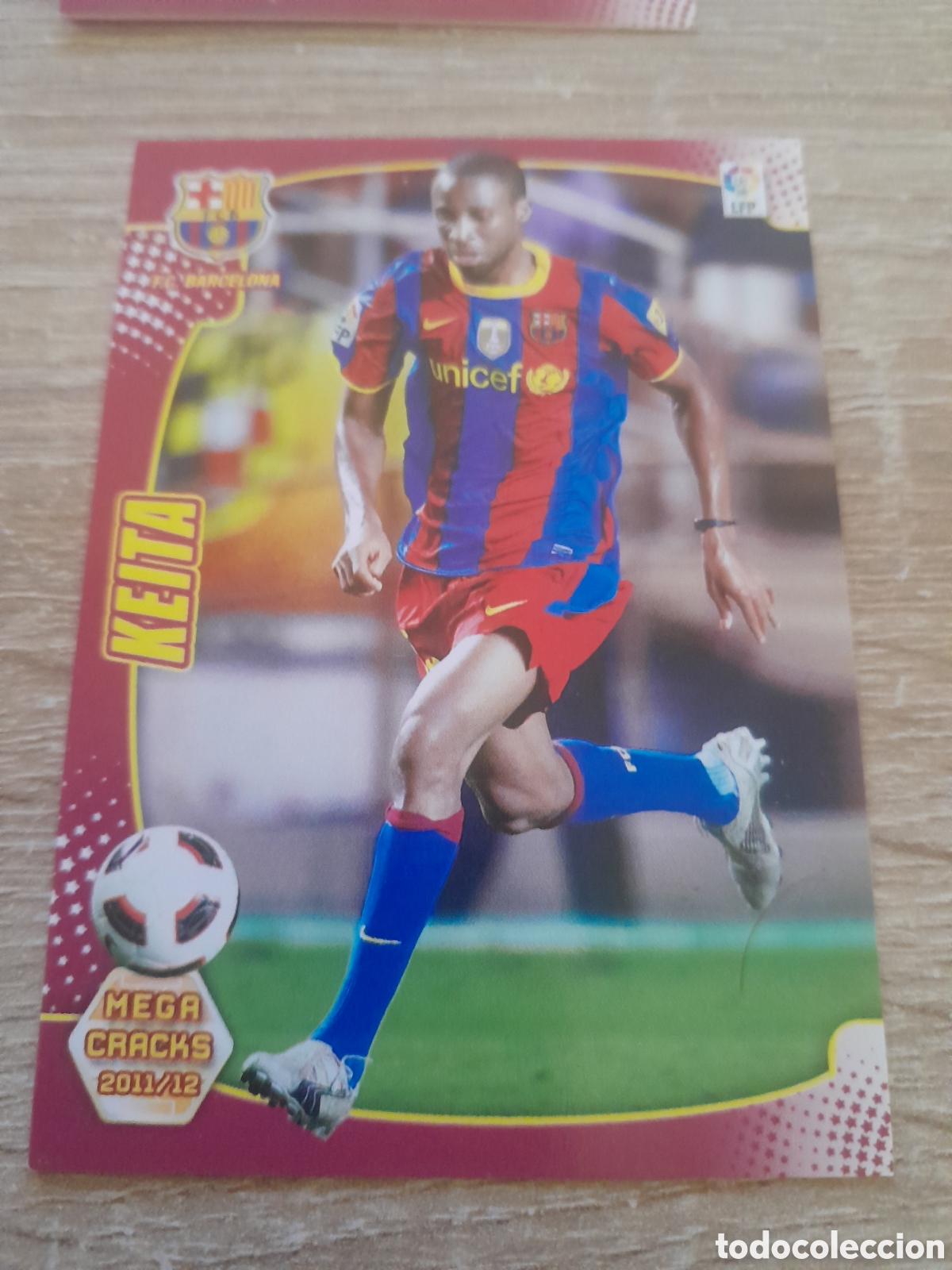 Figurine di Calcio: N&ordm; 49 keita - barcelona MEGACRACKS 2011 2012 LA LIGA PANINI MGK 11-12