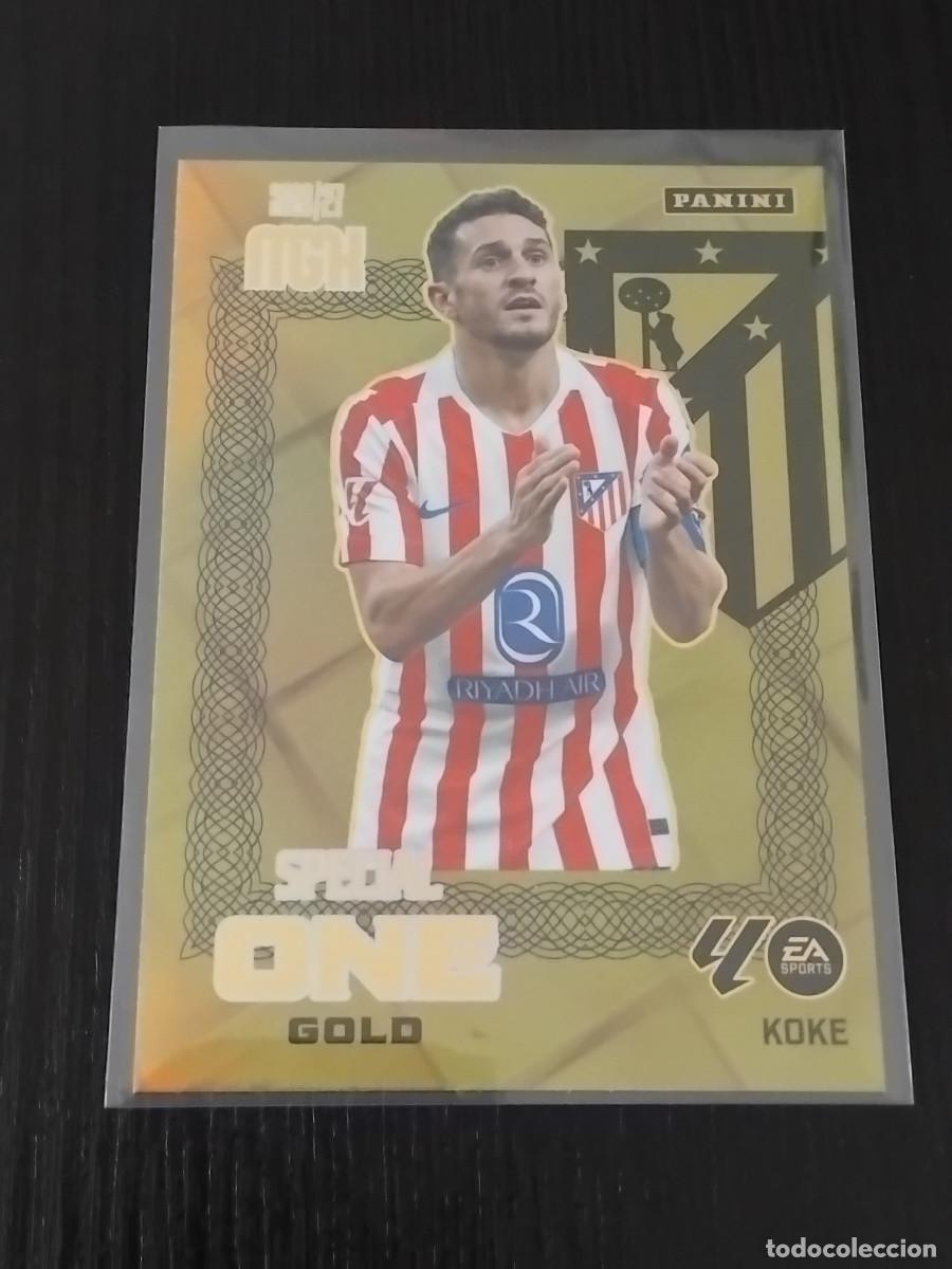 Cromos de f&uacute;tbol: KOKE SPECIAL ONE GOLD 6 Atl&eacute;tico Madrid - LALIGA PANINI MGK MEGACRACKS 2026-27 2026 2027 Mega cracks