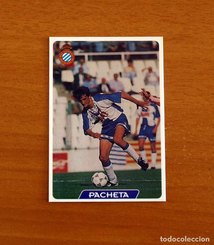 Fu&szlig;ball-Sticker: R.C.D. Espa&ntilde;ol-Espanyol -N&ordm; 101 Pacheta -Las Fichas de la Liga 95-96-1995-1996 -Mundicromo