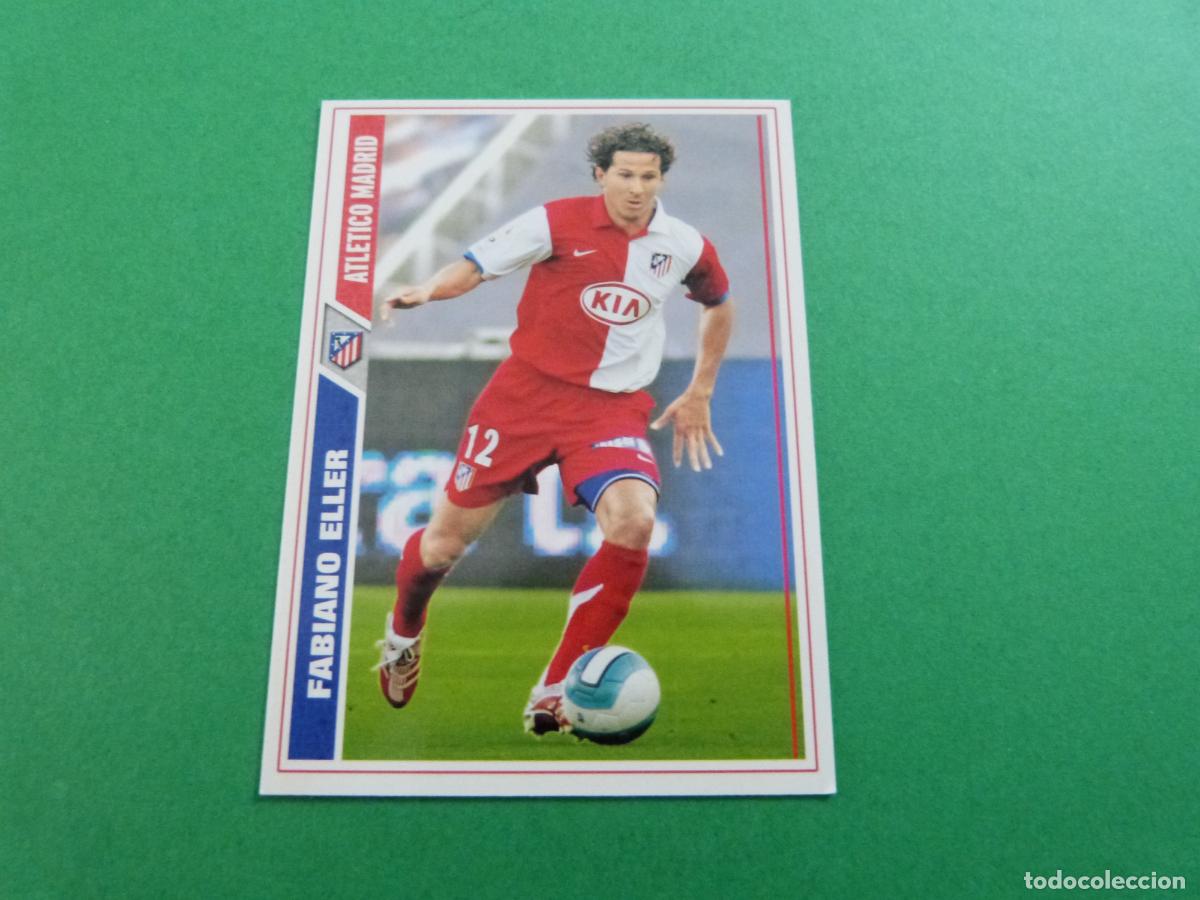 Cromos de f&uacute;tbol: TRADING CARD FUTBOL FABIANO ELLER ATLETICO DE MADRID N&ordm; 170 FICHAS LIGA MUNDICROMO 2007-2008/07-08