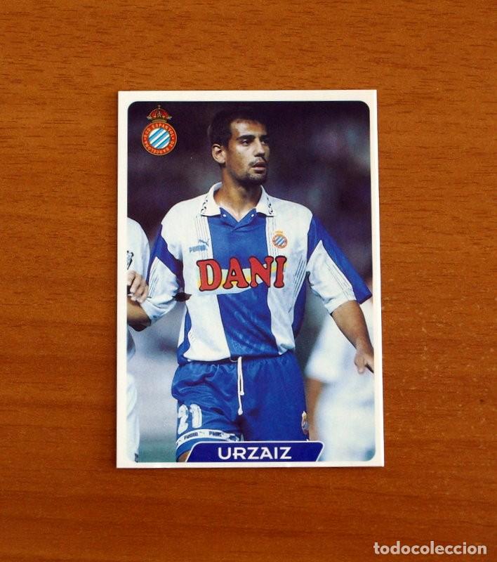 Cromos de f&uacute;tbol: R.C.D. Espa&ntilde;ol-Espanyol -N&ordm; 107 Urzaiz -Las Fichas de la Liga 95-96-1995-1996 -Mundicromo