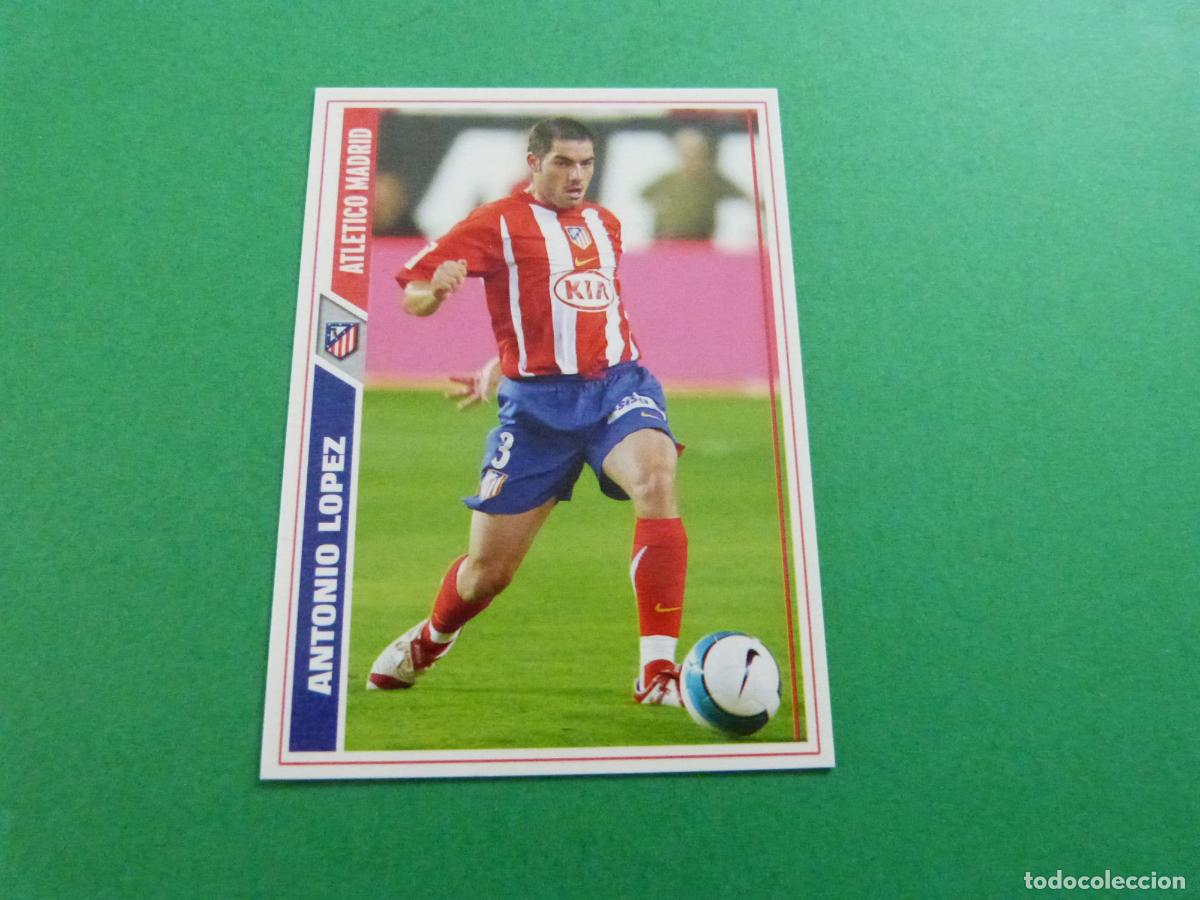 Cromos de f&uacute;tbol: TRADING CARD FUTBOL ANTONIO LOPEZ ATLETICO DE MADRID N&ordm; 173 FICHAS LIGA MUNDICROMO 2007-2008/07-08