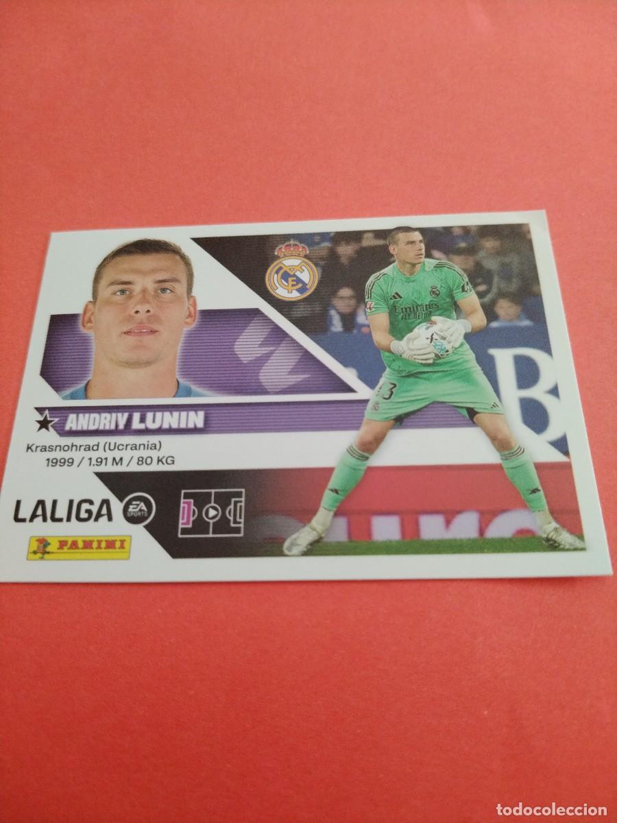 Cromos de f&uacute;tbol: ESTE 2026 2027 REAL MADRID N 4 LUNIN