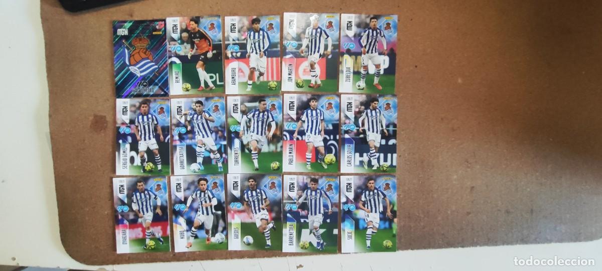 Figurine di Calcio: MEGACRACKS 26/27 LOTE DE 15 CARTAS DE LA REAL SOCIEDAD # PANINI