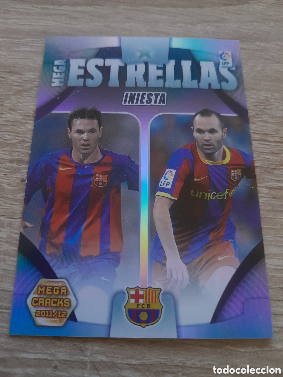 Cartes &agrave; collectionner de Football: N&ordm; 427 iniesta mega estrellas - barcelona MEGACRACKS 2011 2012 LA LIGA PANINI MGK 11-12