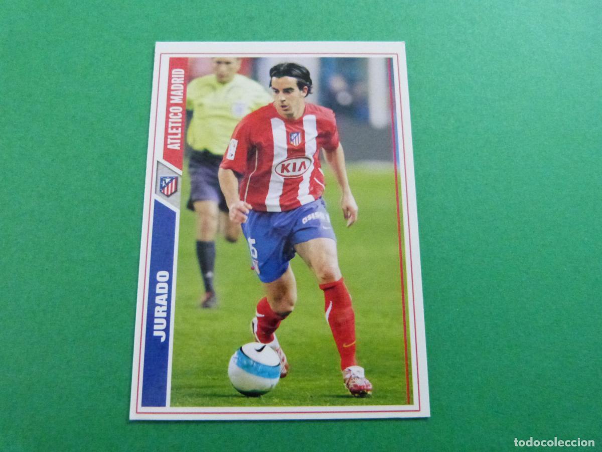 Cromos de f&uacute;tbol: TRADING CARD FUTBOL JURADO ATLETICO DE MADRID N&ordm; 177 FICHAS LIGA MUNDICROMO 2007-2008/07-08