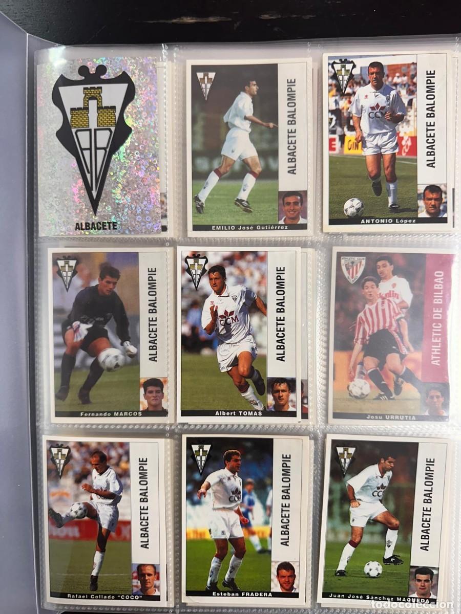 Cromos de f&uacute;tbol: 393 Cromos diferentes Coleccion Avanzada Panini Liga 1995 96 sin pegar