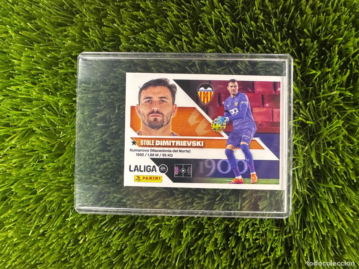 Cromos de f&uacute;tbol: N&ordm; 3 Dimitrievski Valencia CF Liga Este 26 27