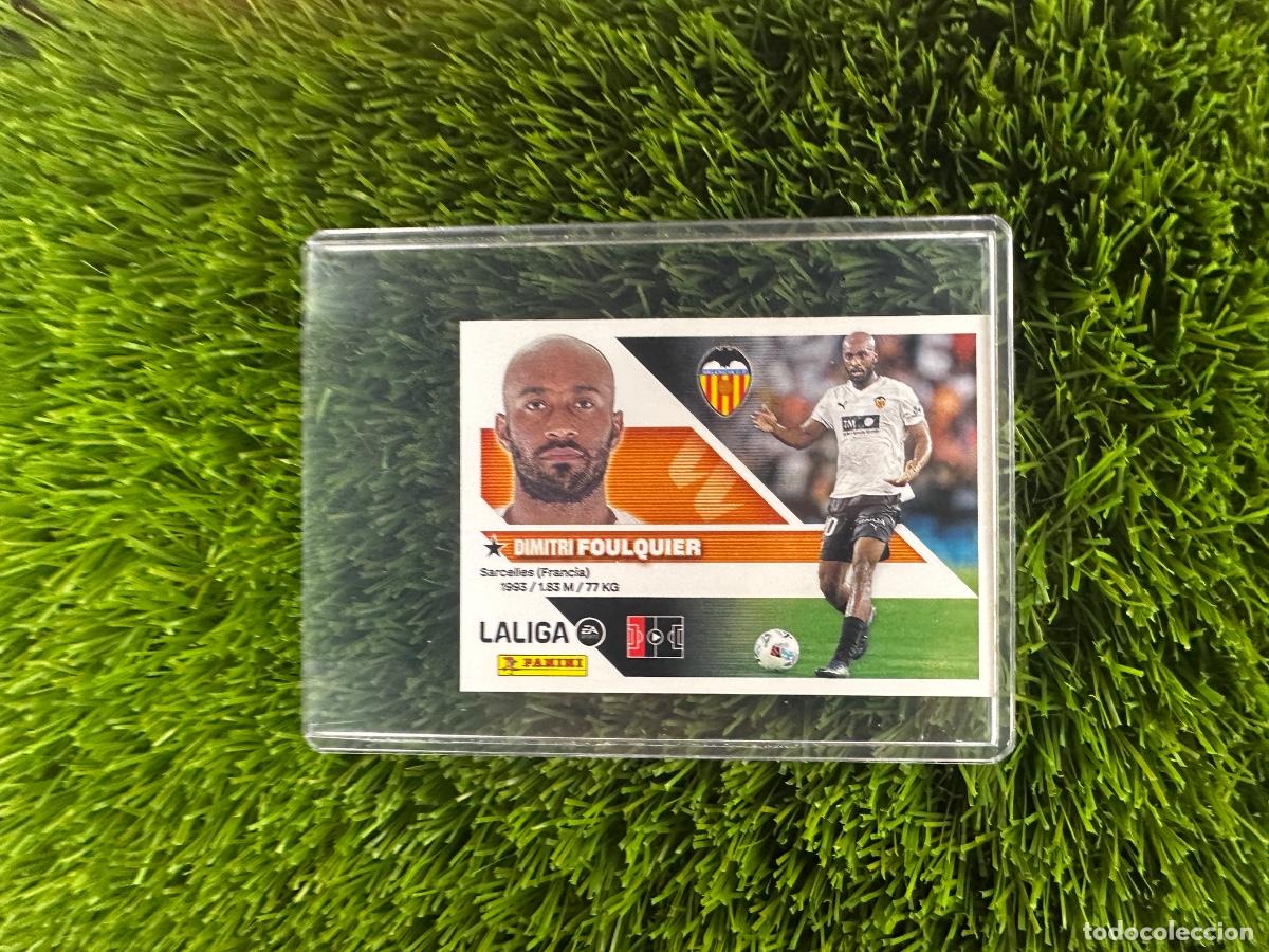 Cromos de f&uacute;tbol: N&ordm; 5 Foulquier Valencia CF Liga Este 26 27