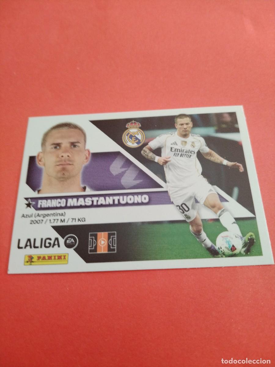 Cromos de f&uacute;tbol: ESTE 2026 2027 REAL MADRID N 16A MASTANTUONO
