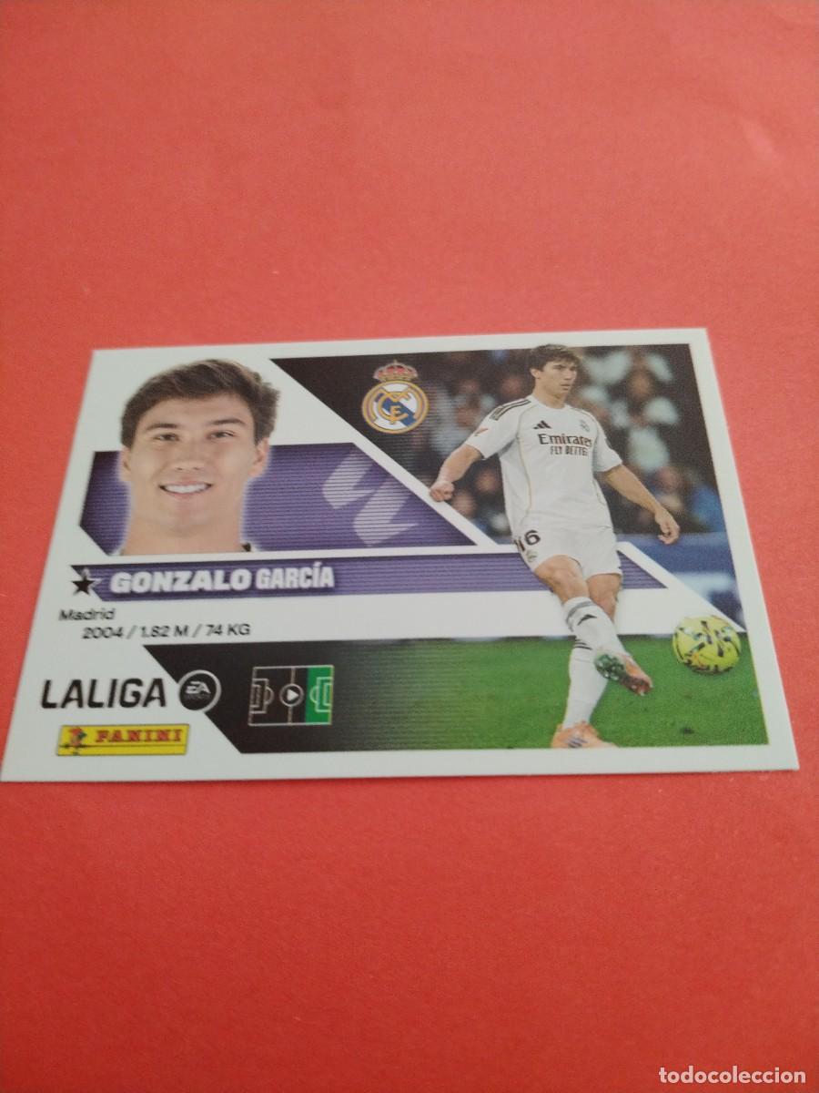 Cromos de f&uacute;tbol: ESTE 2026 2027 REAL MADRID N 17 GONZALO