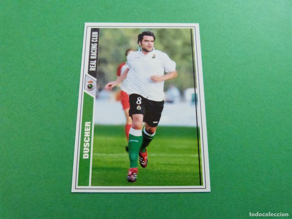 Cromos de f&uacute;tbol: TRADING CARD FUTBOL DUSCHER RACING DE SANTANDER N&ordm; 256 FICHAS LIGA MUNDICROMO 2007-2008/07-08