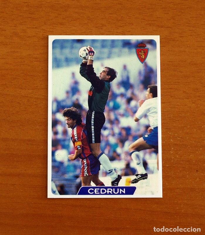 Cromos de f&uacute;tbol: Real Zaragoza -N&ordm; 111 Cedr&uacute;n -Las Fichas de la Liga 95-96-1995-1996 -Mundicromo