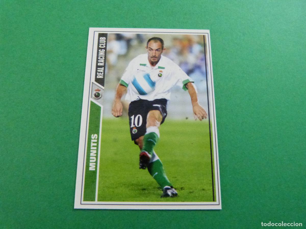 Cromos de f&uacute;tbol: TRADING CARD FUTBOL MUNITIS RACING DE SANTANDER N&ordm; 265 FICHAS LIGA MUNDICROMO 2007-2008/07-08