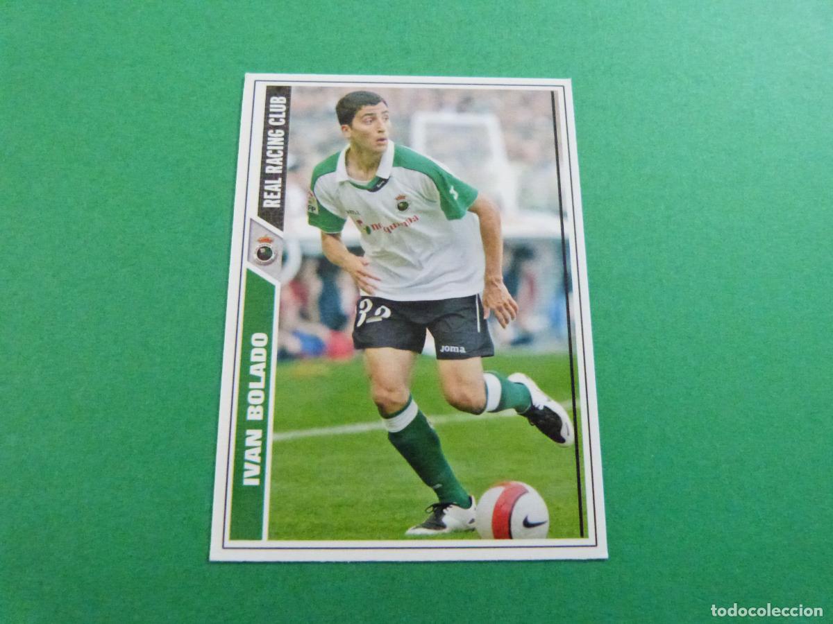 Cromos de f&uacute;tbol: TRADING CARD FUTBOL IVAN BOLADO RACING DE SANTANDER N&ordm; 266 FICHAS LIGA MUNDICROMO 2007-2008/07-08