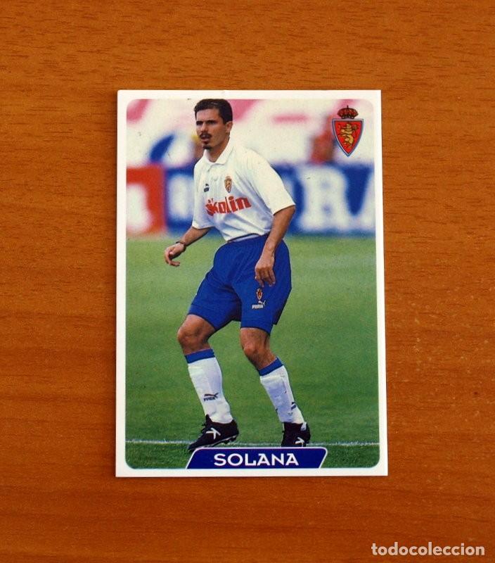 Cromos de f&uacute;tbol: Real Zaragoza -N&ordm; 113 Solana -Las Fichas de la Liga 95-96-1995-1996 -Mundicromo