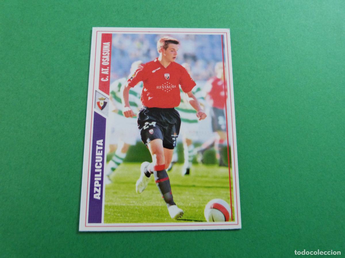 Cromos de f&uacute;tbol: TRADING CARD FUTBOL AZPILICUETA AT. OSASUNA ROOKIE N&ordm; 362 FICHAS LIGA MUNDICROMO 2007-2008/07-08