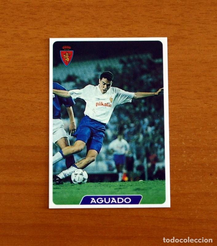 Cromos de f&uacute;tbol: Real Zaragoza -N&ordm; 115 Aguado -Las Fichas de la Liga 95-96-1995-1996 -Mundicromo