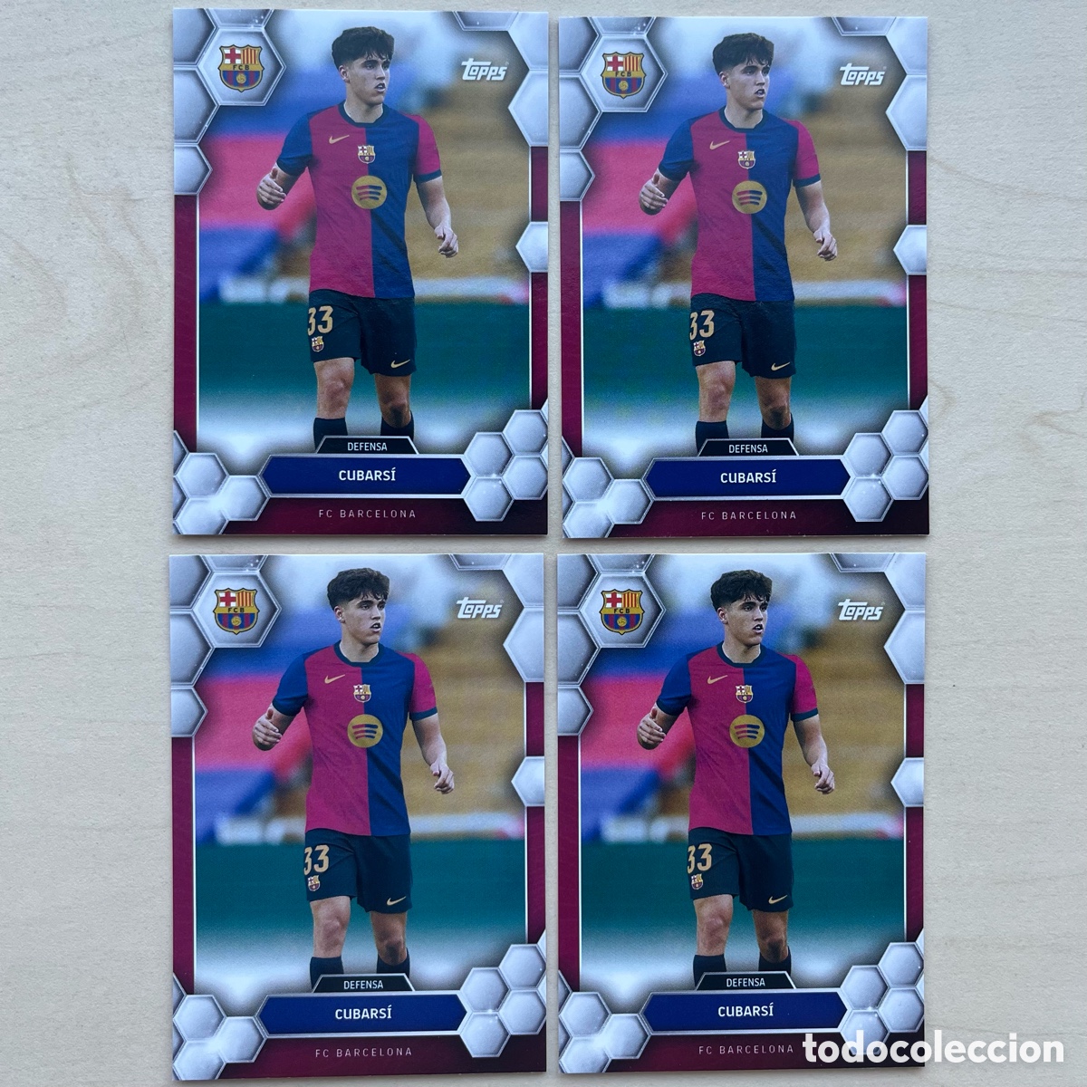 Figurine di Calcio: Lote 4 Pau Cubars&iacute; FC Barcelona Fan Set 2024-25