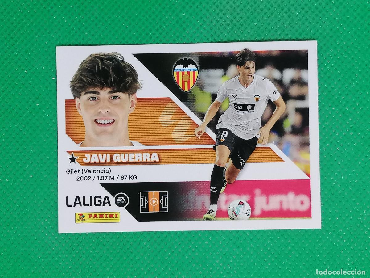 Cromos de f&uacute;tbol: 13 JAVI GUERRA VALENCIA ⚽ PANINI LIGA ESTE 26 27 2026 2027 ⚽