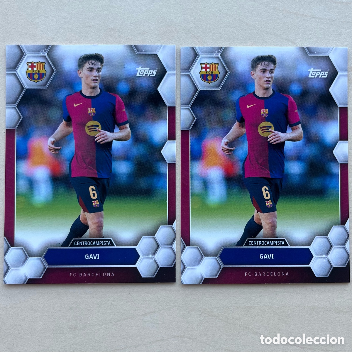 Cromos de f&uacute;tbol: Lote 2 Gavi FC Barcelona Fan Set 2024-25