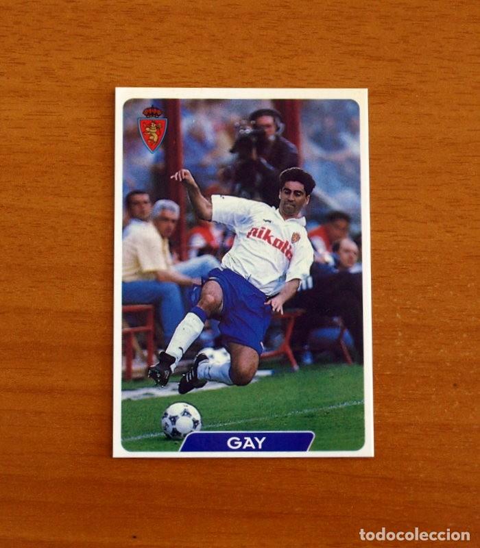 Cromos de f&uacute;tbol: Real Zaragoza -N&ordm; 119 Gay -Las Fichas de la Liga 95-96-1995-1996 -Mundicromo