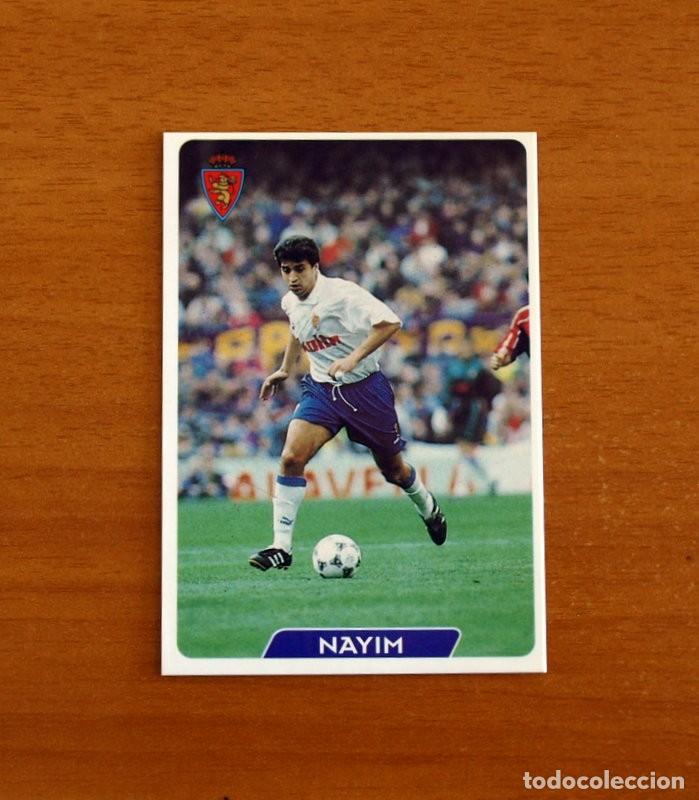 Cromos de f&uacute;tbol: Real Zaragoza -N&ordm; 120 Nayim -Las Fichas de la Liga 95-96-1995-1996 -Mundicromo