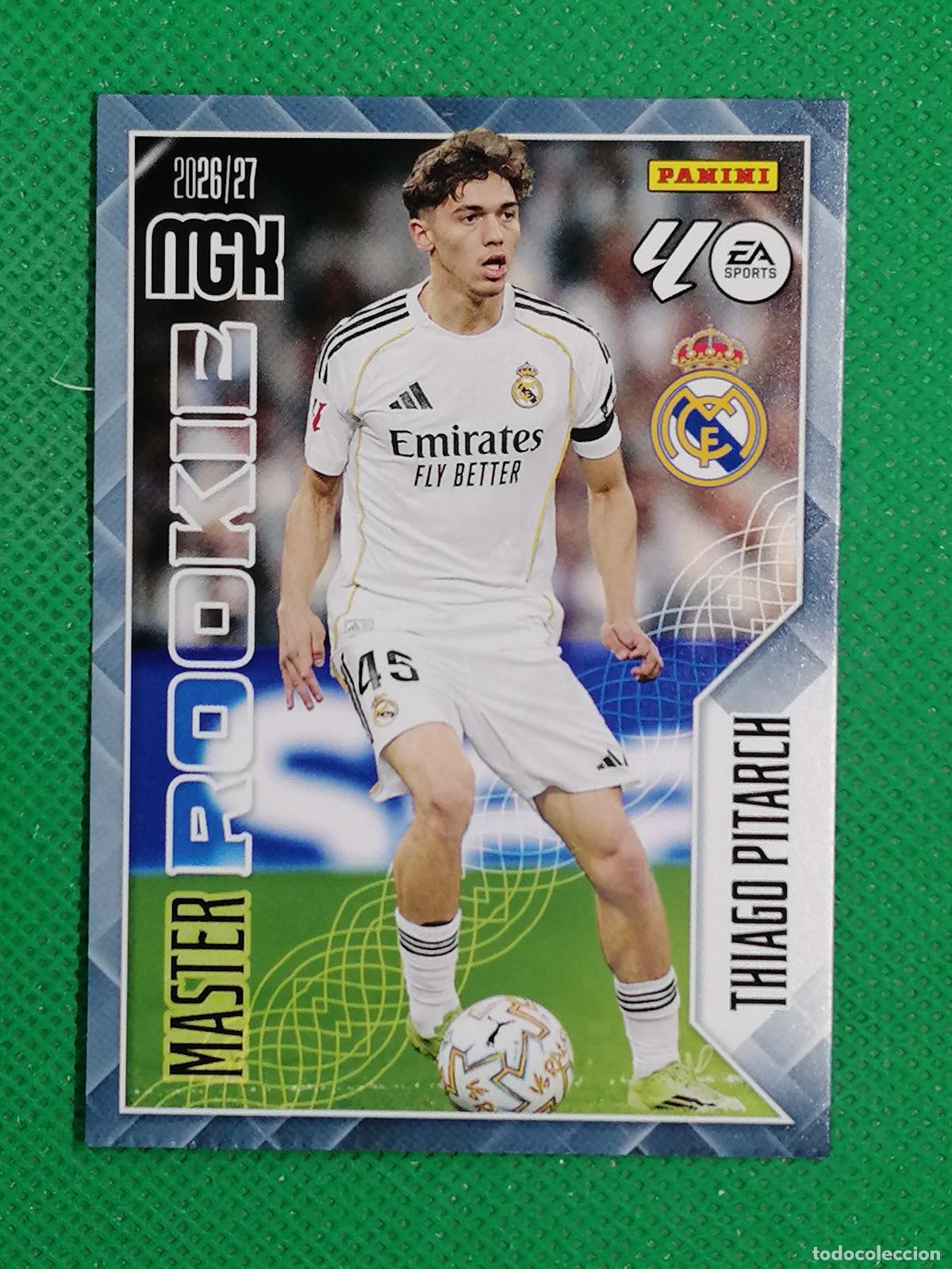 Cromos de f&uacute;tbol: 419 THIAGO PITARCH REAL MADRID MASTER ROOKIE ERROR CRIMPADO ⚽ MEGACRACKS LIGA 2026 2027 26 27 ⚽