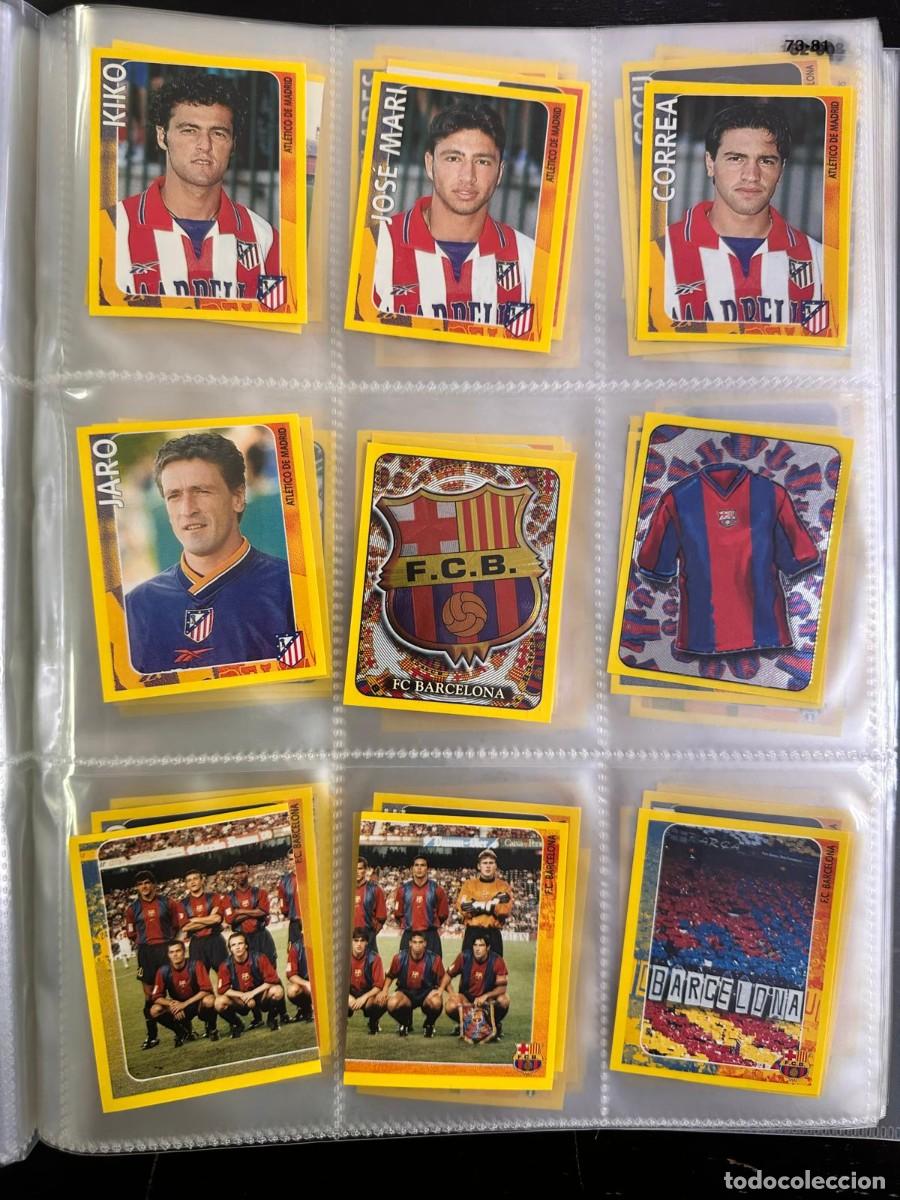 Cromos de f&uacute;tbol: 517 Cromos diferentes Coleccion Avanzada Panini Liga 1998 99 sin pegar