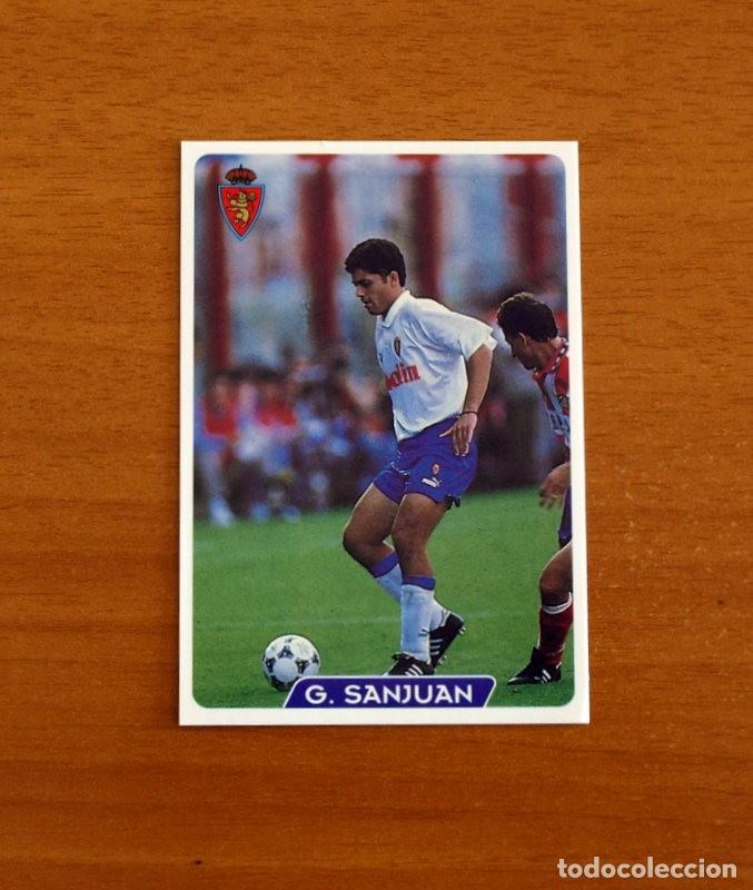 Cromos de f&uacute;tbol: Real Zaragoza -N&ordm; 121 Garc&iacute;a Sanjuan -Las Fichas de la Liga 95-96-1995-1996 -Mundicromo