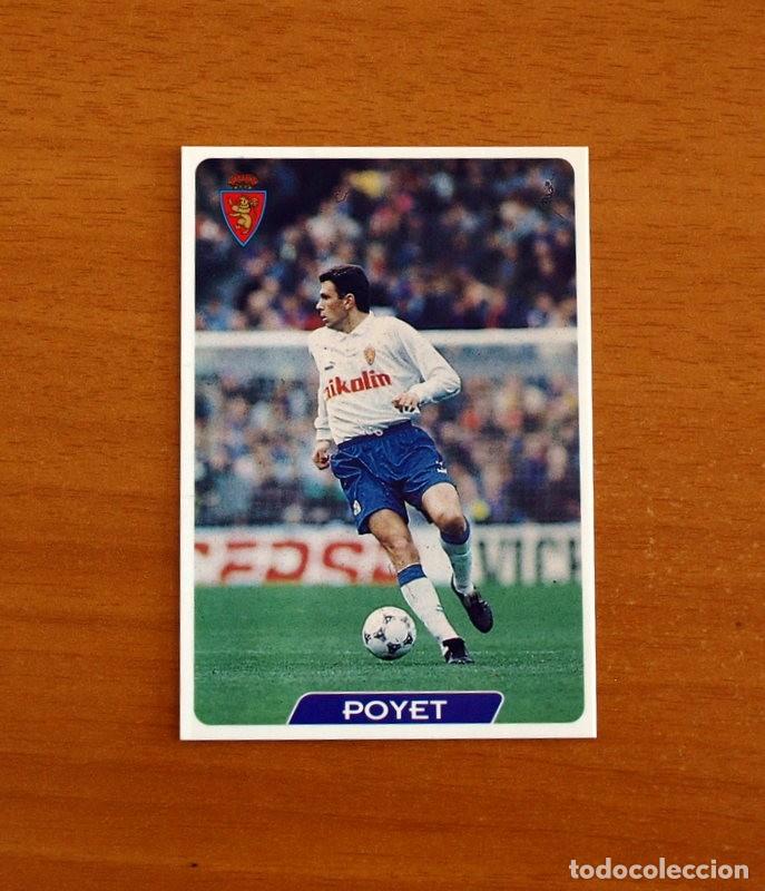 Cromos de f&uacute;tbol: Real Zaragoza -N&ordm; 122 Poyet -Las Fichas de la Liga 95-96-1995-1996 -Mundicromo