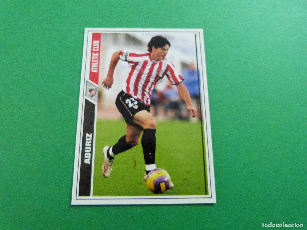 Cromos de f&uacute;tbol: TRADING CARD FUTBOL ADURIZ ATH. BILBAO N&ordm; 456 FICHAS LIGA MUNDICROMO 2007-2008/07-08