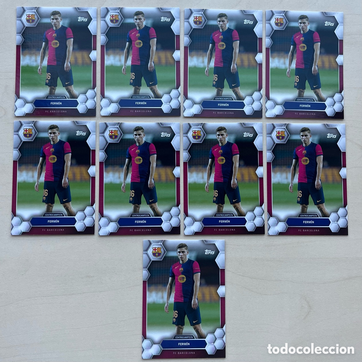 Cromos de f&uacute;tbol: Lote 9 Ferm&iacute;n L&oacute;pez FC Barcelona Fan Set 2024-25