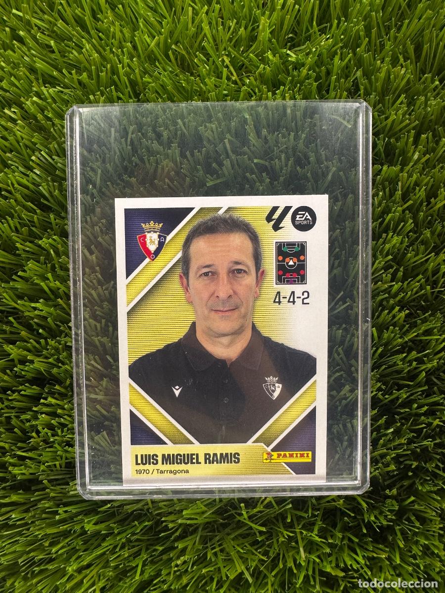 Cromos de f&uacute;tbol: N&ordm; 2 Luis Miguel Ramis Entrenador CA Osasuna Liga Este 26 27