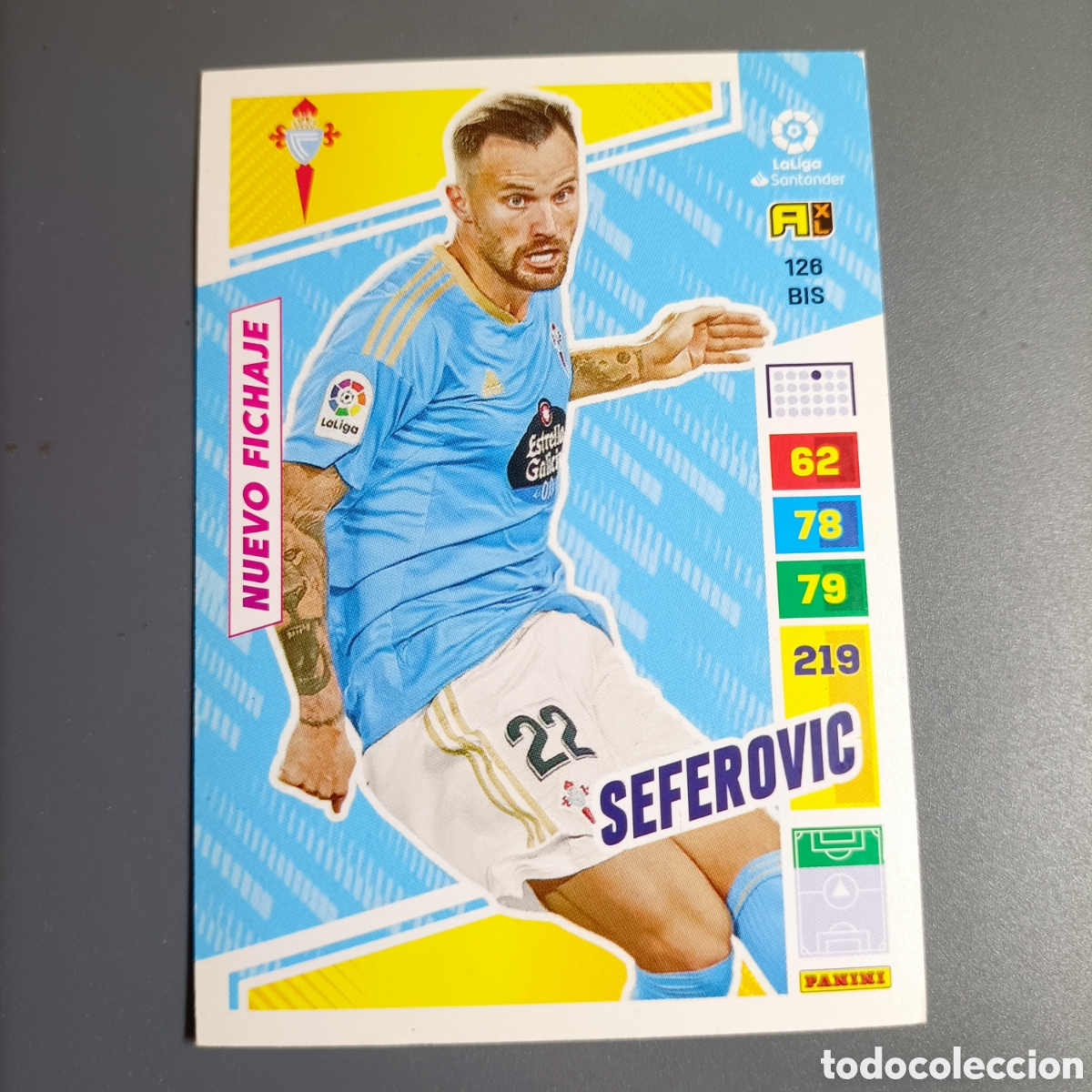 Cromos de f&uacute;tbol: ADRENALYN. LIGA 2022-2023 (CELTA) №126 BIS. SEFEROVIC / NUEVO FICHAJE