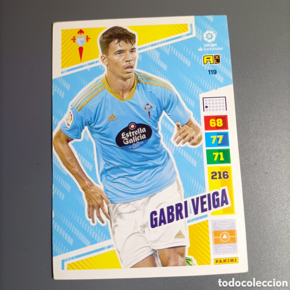 Cromos de f&uacute;tbol: ADRENALYN. LIGA 2022-2023 (CELTA) №119 GABRI VEIGA