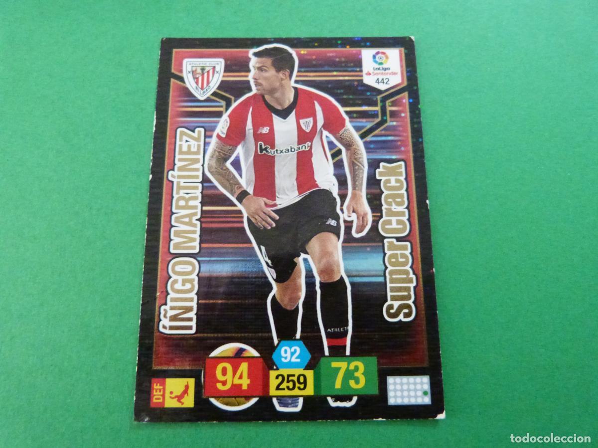 Cromos de f&uacute;tbol: TRADING CARD FUTBOL I&Ntilde;IGO MARTINEZ ATH. BILBAO N&ordm; 442 LIGA ADRENALYN XL 2018-2019/18-19 PANINI