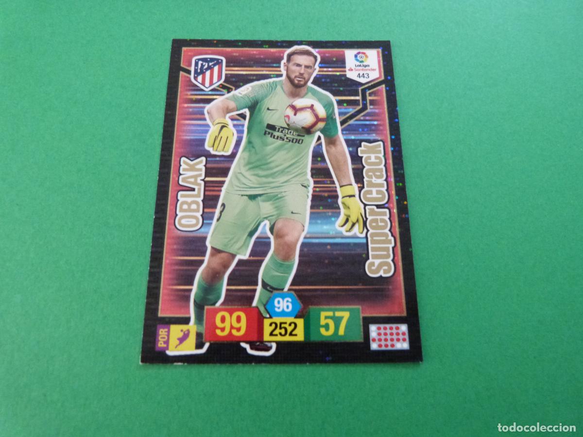 Cromos de f&uacute;tbol: TRADING CARD FUTBOL OBLAK ATLETICO DE MADRID N&ordm; 443 LIGA ADRENALYN XL 2018-2019/18-19 PANINI