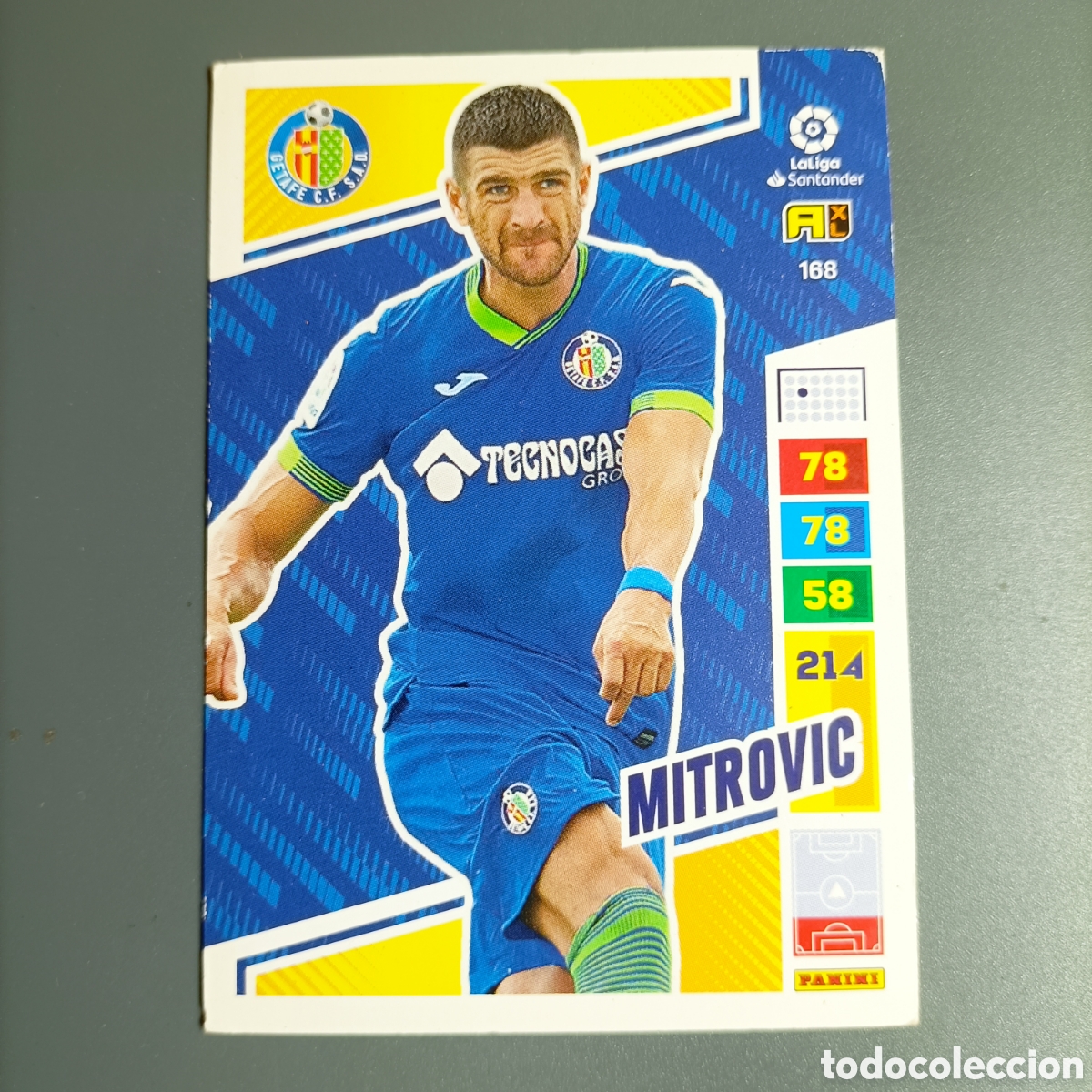 Cromos de f&uacute;tbol: ADRENALYN. LIGA 2022-2023 (GETAFE) №168 MITROVIC