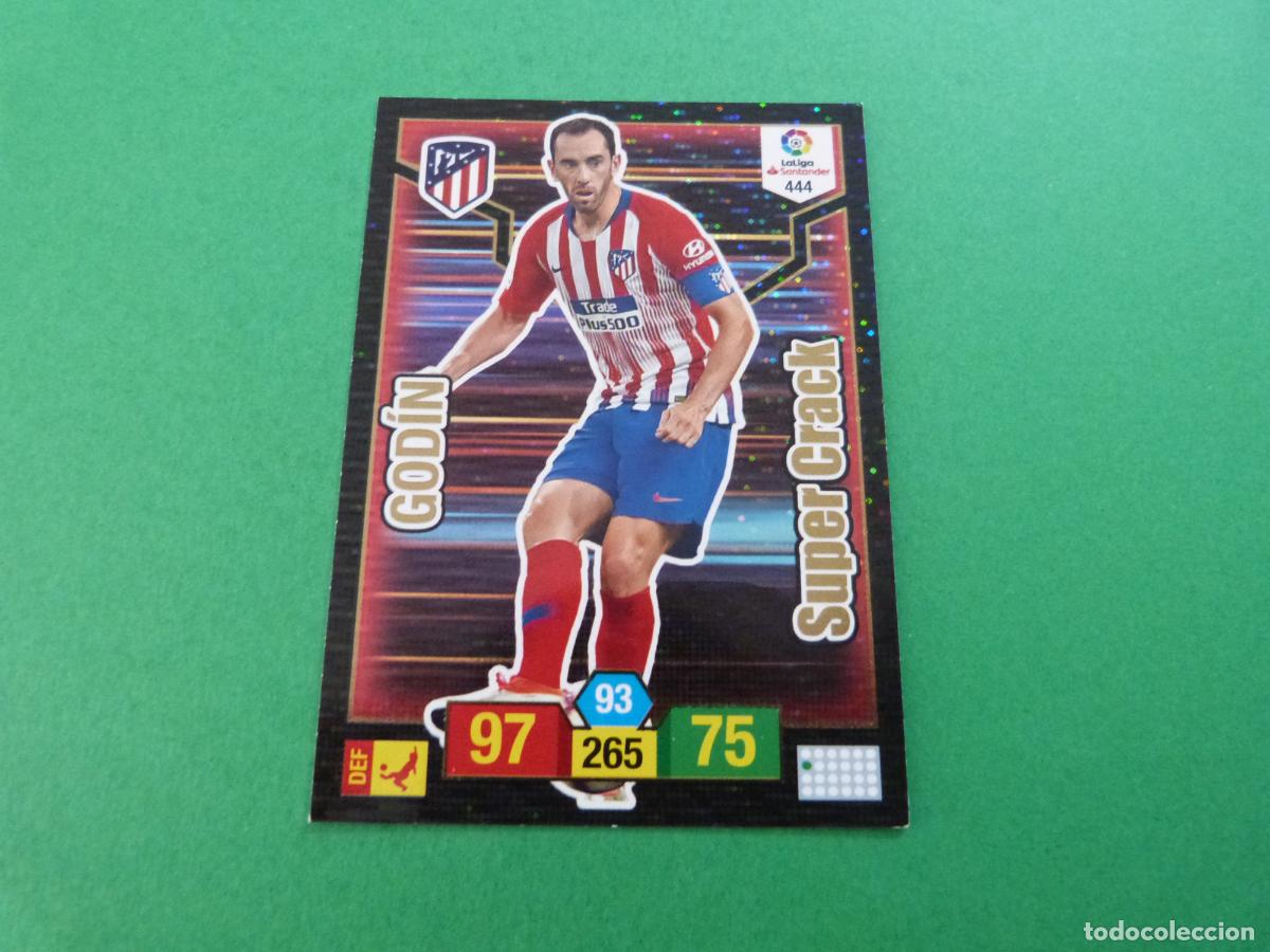 Cromos de f&uacute;tbol: TRADING CARD FUTBOL GODIN ATLETICO DE MADRID N&ordm; 444 LIGA ADRENALYN XL 2018-2019/18-19 PANINI