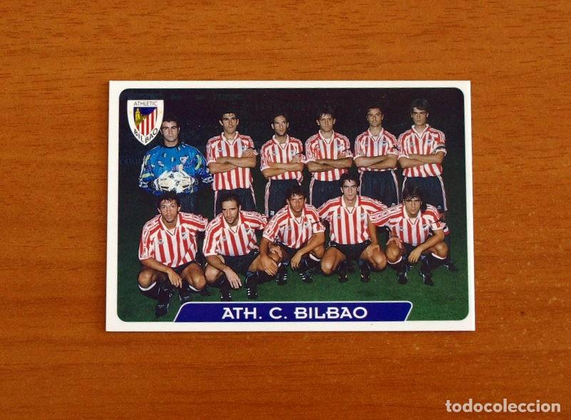 Cromos de f&uacute;tbol: Athletic de Bilbao -N&ordm; 127 Alineaci&oacute;n-Equipo -Las Fichas de la Liga 95-96-1995-1996 -Mundicromo
