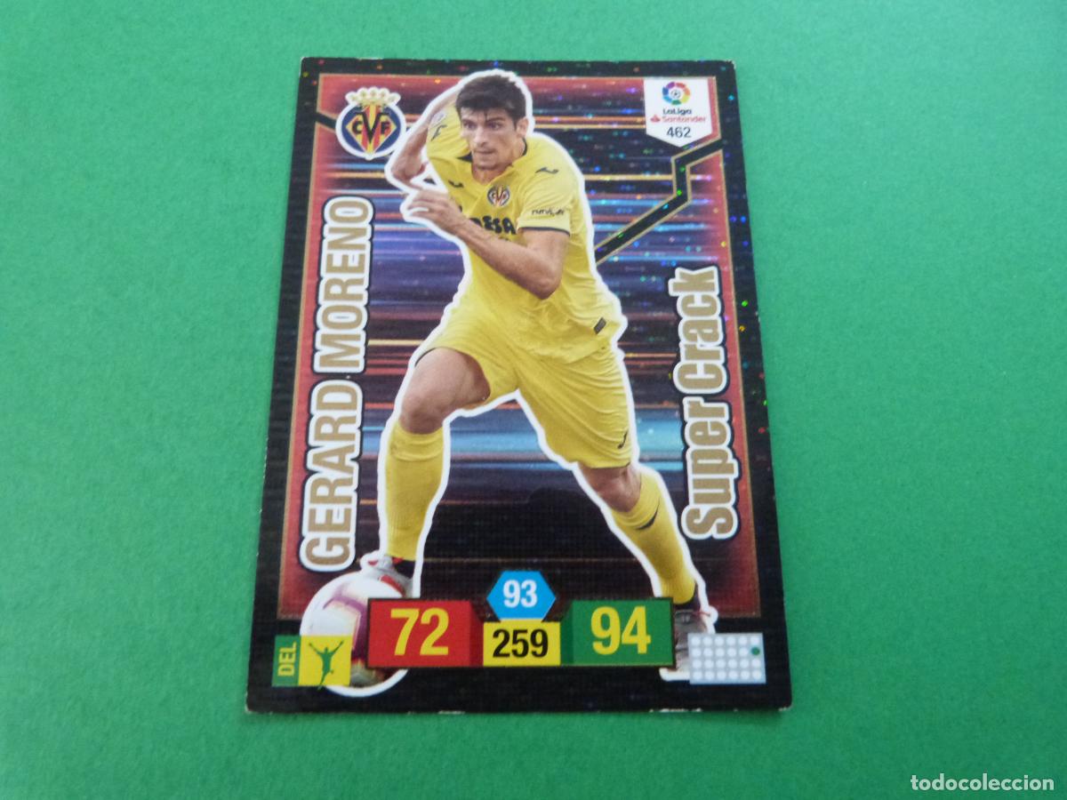 Cromos de f&uacute;tbol: TRADING CARD FUTBOL GERARD MORENO VILLARREAL C.F. N&ordm; 462 LIGA ADRENALYN XL 2018-2019/18-19 PANINI