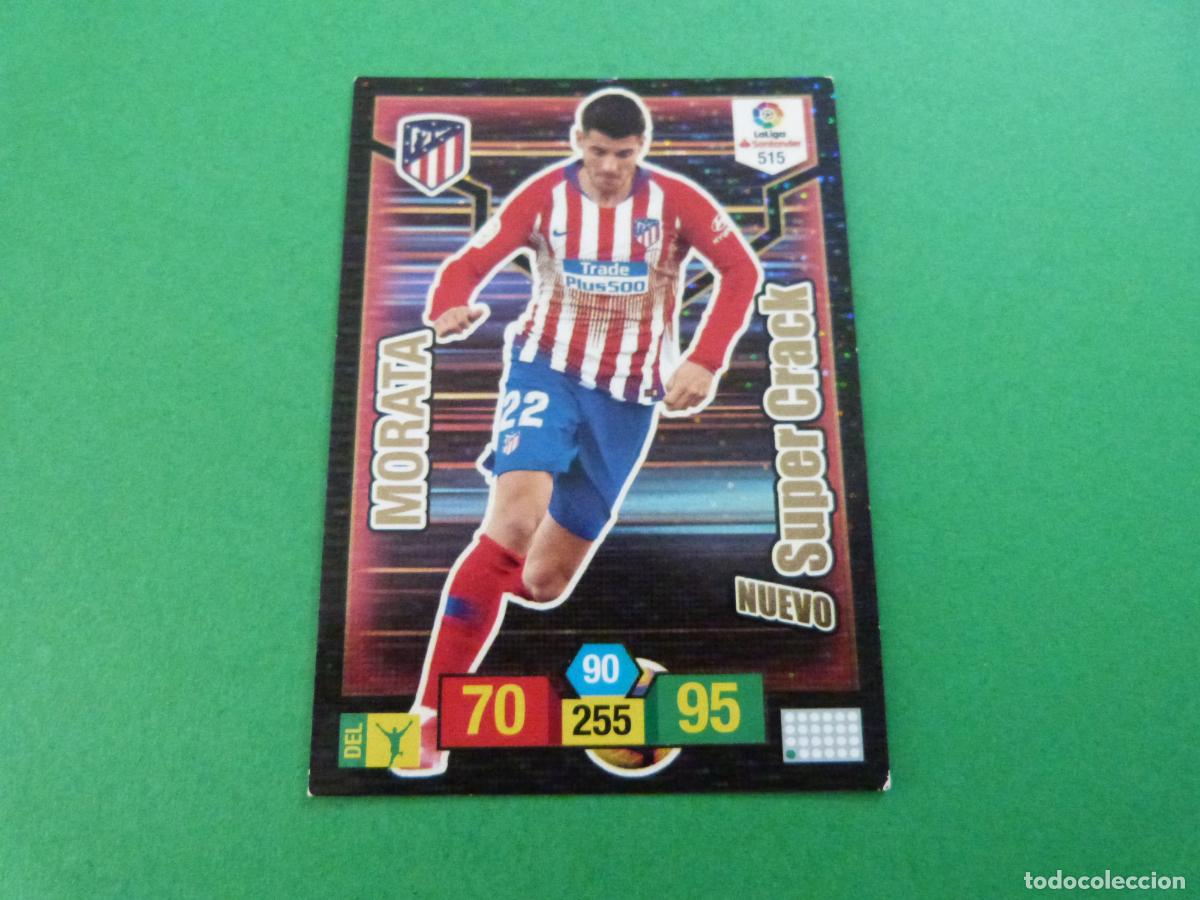 Cromos de f&uacute;tbol: TRADING CARD FUTBOL MORATA ATLETICO DE MADRID N&ordm; 515 LIGA ADRENALYN XL 2018-2019/18-19 PANINI