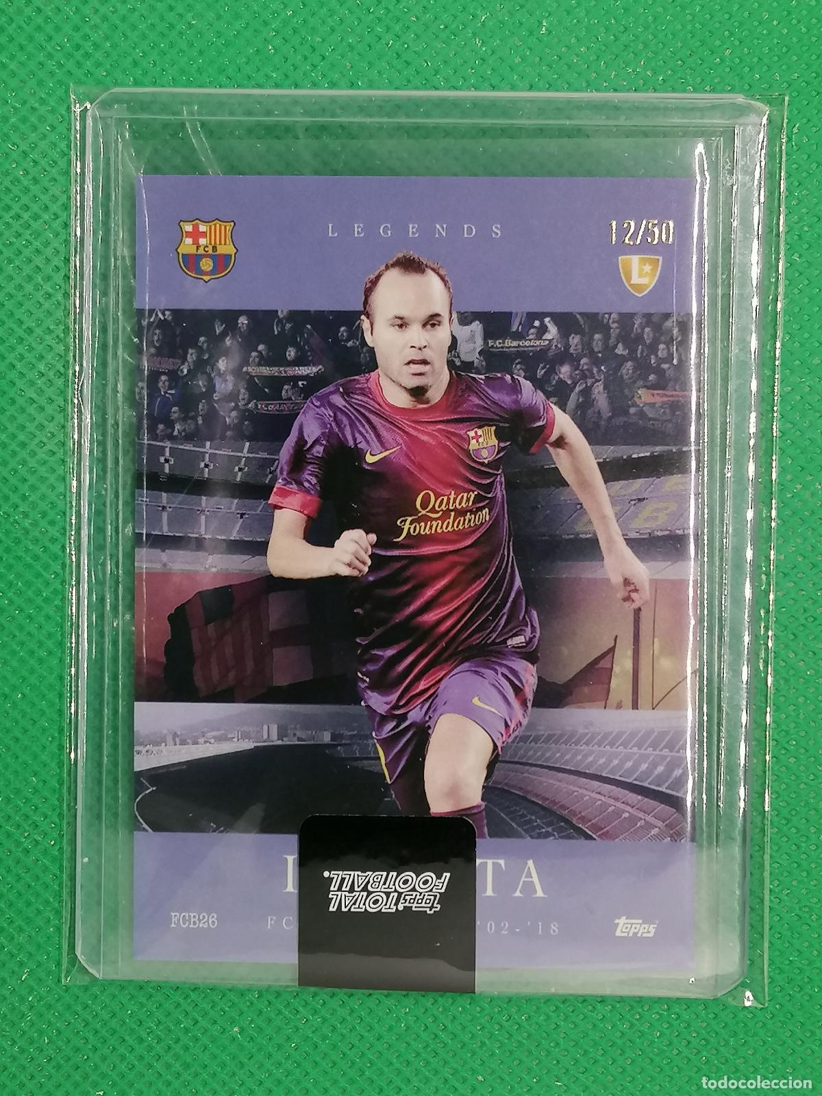 Cromos de f&uacute;tbol: INIESTA BARCELONA LEGENDS /50 ⚽ TTF TOPPS TOTAL FOOTBALL 25 26 2025 2026 ⚽