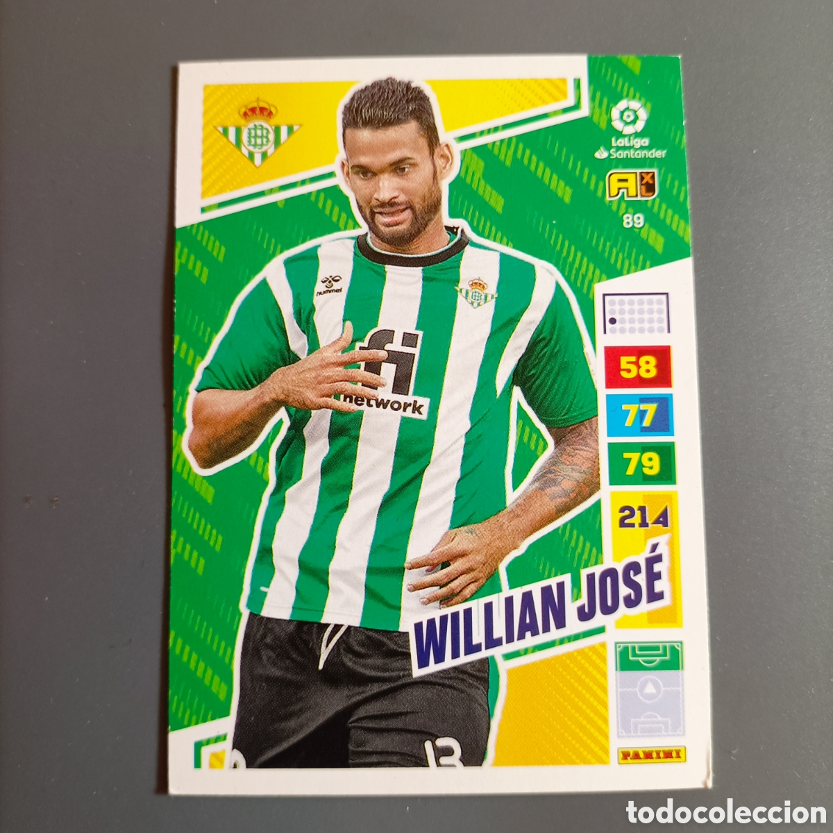 Cromos de f&uacute;tbol: ADRENALYN. LIGA 2022-2023 (BETIS) №89 WILLIAM JOS&Eacute;