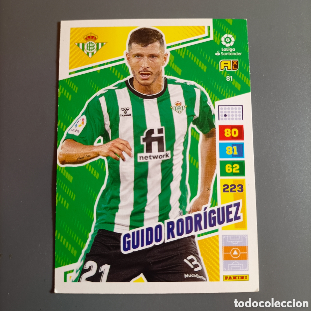 Cromos de f&uacute;tbol: ADRENALYN. LIGA 2022-2023 (BETIS) №81 GUIDO RODR&Iacute;GUEZ