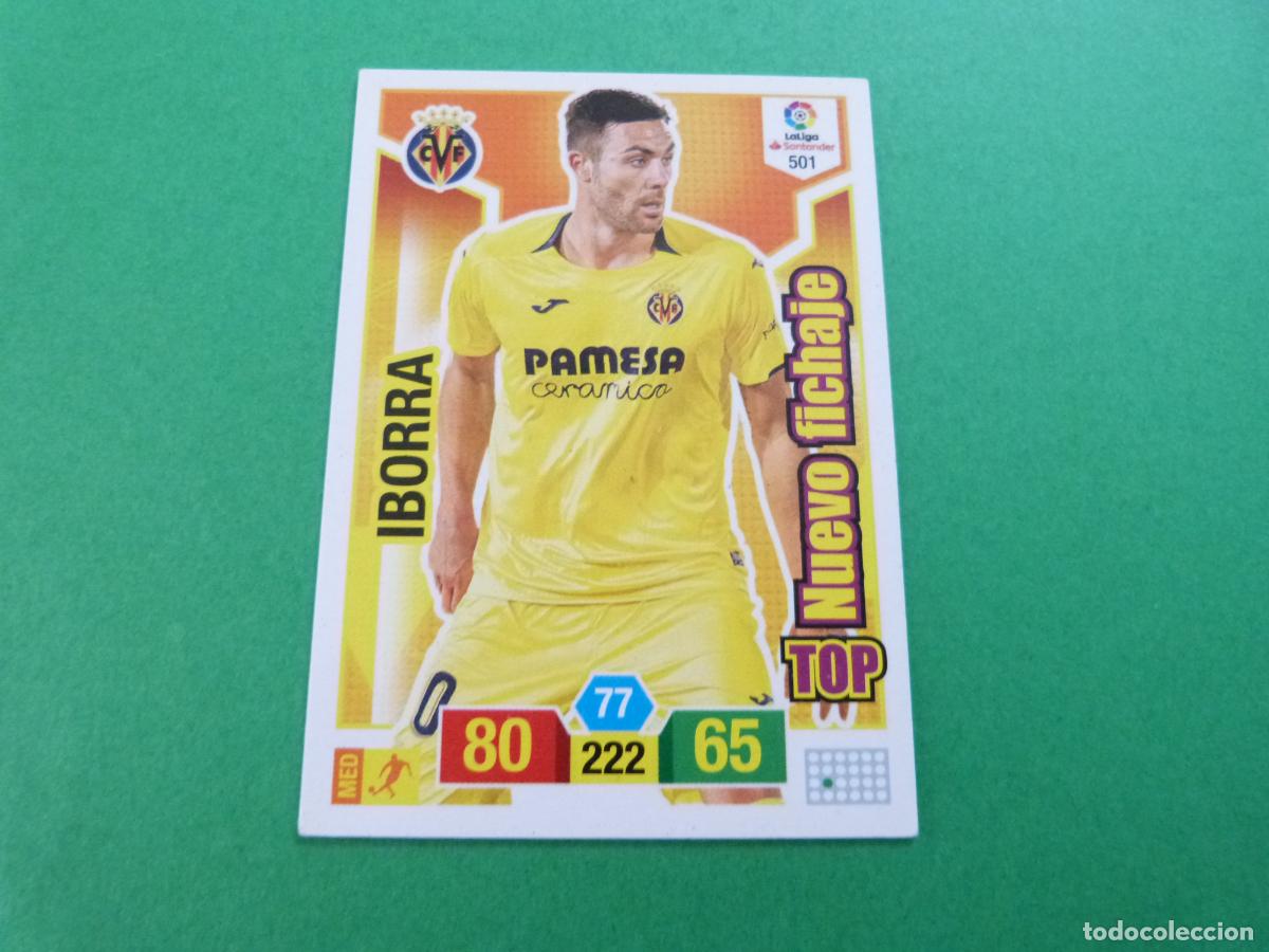 Cromos de f&uacute;tbol: TRADING CARD FUTBOL IBORRA VILLARREAL C.F. N&ordm; 501 LIGA ADRENALYN XL 2018-2019/18-19 PANINI